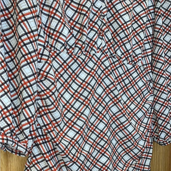 1. STATE
Long Sleeve V-Neck Ruffle Mini Dress - Picture 8 of 12